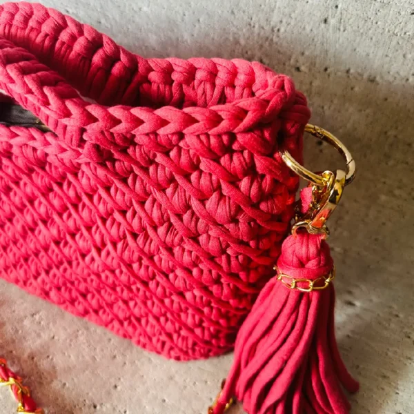 Luxury Handmade Crochet Bag - Image 6