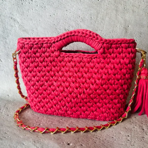 Luxury Handmade Crochet Bag - Image 3