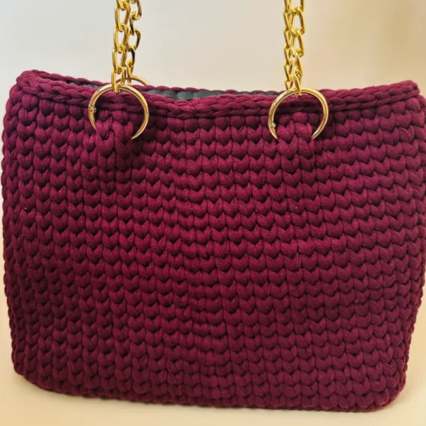 Handmade Crochet Handbag - Image 2