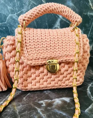 Luxury Box-Style Crochet Bag