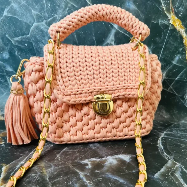 Luxury Box-Style Crochet Bag
