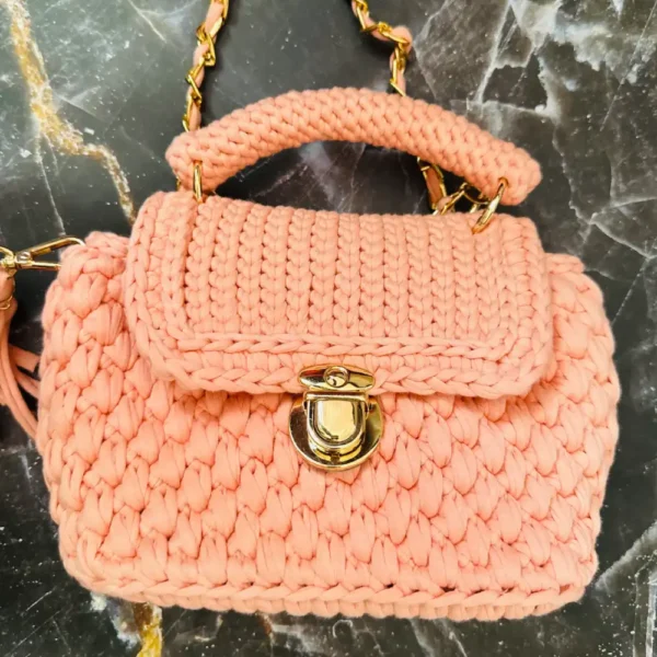 Luxury Box-Style Crochet Bag - Image 3