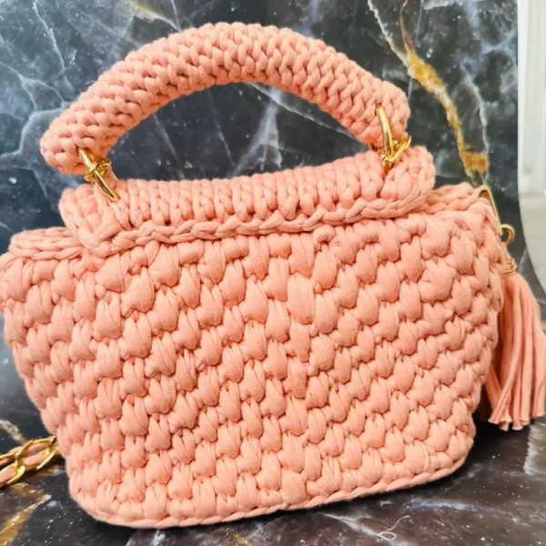 Luxury Box-Style Crochet Bag - Image 4