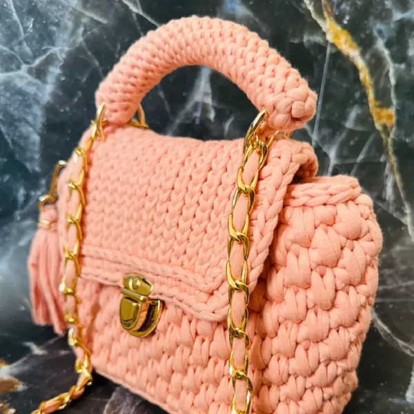 Luxury Box-Style Crochet Bag - Image 5