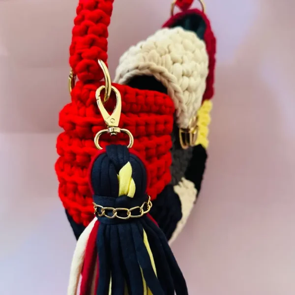 Oreo-Inspired Crochet Bag - Image 3