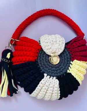 Oreo-Inspired Crochet Bag