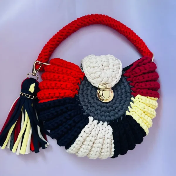 Oreo-Inspired Crochet Bag