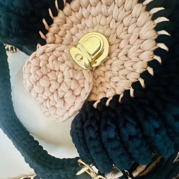 Oreo-Inspired Crochet Bag - Image 10