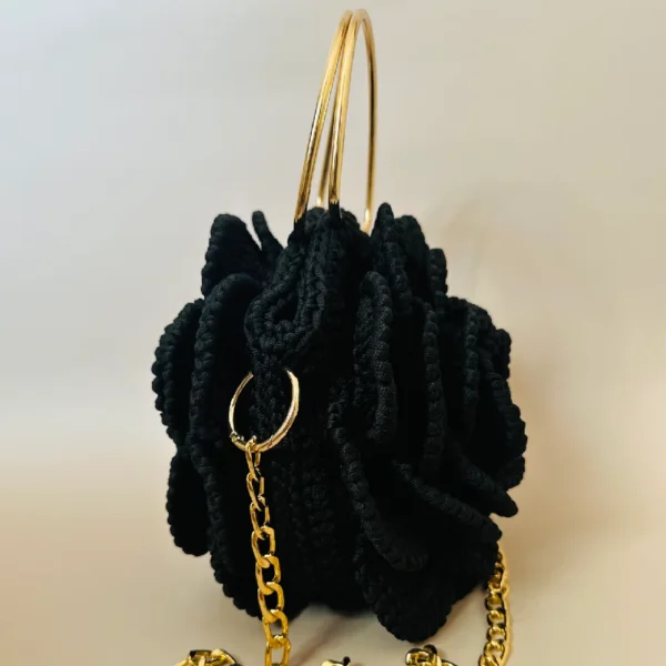 3D Rose Crochet Bag - Image 14