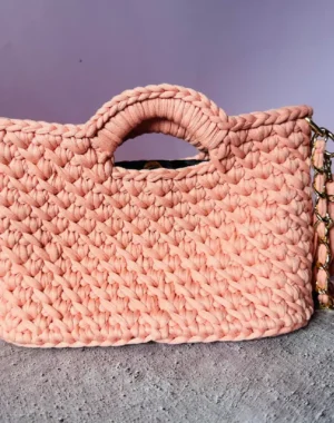 Luxury Handmade Crochet Bags (Orange)