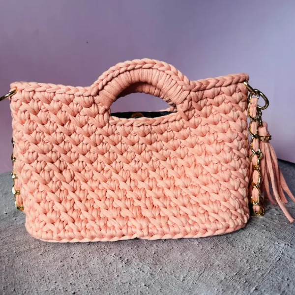 Luxury Handmade Crochet Bags (Orange)