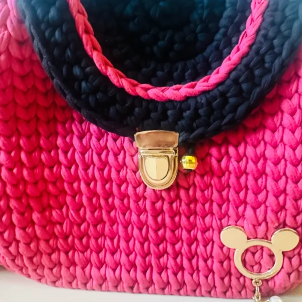 Handmade Backpack (Rose) - Image 4